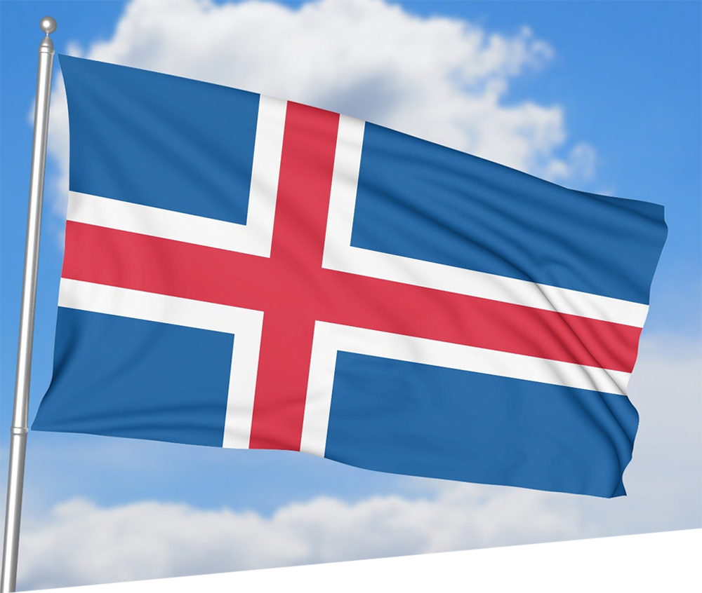 Iceland Clearance Flag